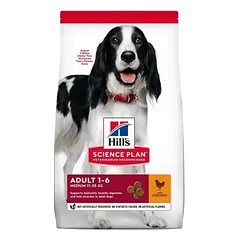 Hill's SP Medium Chicken Adult 1-6 sausas pašaras šunims