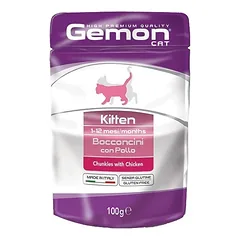 Gemon konservai kačiukams su vištiena 12x100g