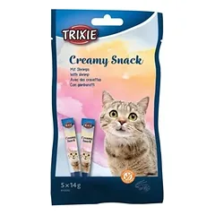 TRIXIE kreminis skanėstas katėms su krevetėmis 5×14 g