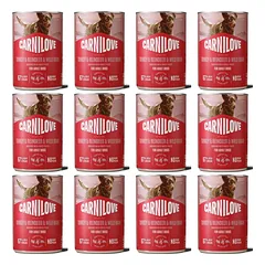 CARNILOVE Dog Can Turkey and Reindeer and Wildboar 12x400g paštetas su kalakutiena, elniais ir šernais suaugusiems šunims