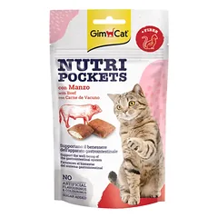 GimCat Nutri Pockets with Beef & Malt 60g