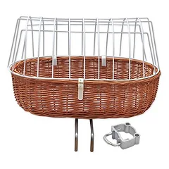 Aumüller dviračio krepšys šunims su apsaugos grotelėmis, Maxi: apie L 70 x B 46 x H 40 cm — 2 nuotrauka