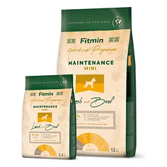 Fitmin Mini Maintenance Lamb &amp; Beef sausas maistas šunims