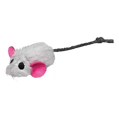 Trixie Set Of Mice With Catnip Core pliušinis žaislas katei su katžole, 5 cm, 6 vnt.