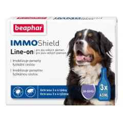 Beaphar Immo Shield antiparazitiniai lašai didelių veislių šunims 30-50 kg, 3x4,5 ml