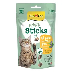 GimCat Adult Mini Sticks Chicken & Catnip skanėstai katėms 50 g