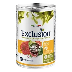 Exclusion Mediterraneo konservai šunims su jautiena 6x400g