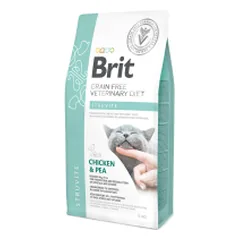 Brit GF Veterinary Diets Cat Struvite sausas maistas katėms su šlapimo takų susirgimais, 5 kg