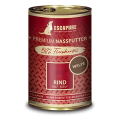 Escapure Puppy Beef - šlapias maistas šuniukams, jautiena su daržovėmis ir vaisiais