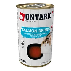 Ontario gėrimas katėms su lašiša, 135 g