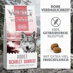 Wolf of Wilderness "Scarlet Sunrise" Lachs & Thunfisch - getreidefrei