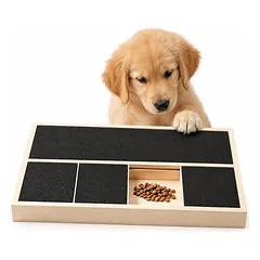 Fukumaru Nagelkratzbrett Hund mit versteckter Snackbox