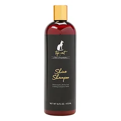 Chris Christensen Top Cat Shine Shampoo - drėkinamasis - blizgesį suteikiantis šampūnas katėms, koncentratas 1:8, 473ml — 3 nuotrauka