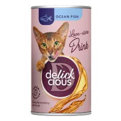 Delickcious Drink gėrimas su vandenynų žuvimis katėms