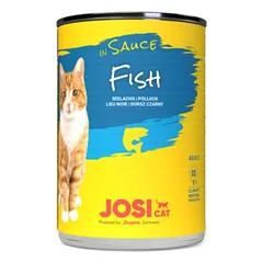 Josicat Fish in sauce – konservai katėms su žuvimi padaže, 415g — 2 nuotrauka