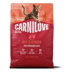 Carnilove Cat Active Sterilised Beef & Venison 2 kg parduotuvėje akvanamai.lt