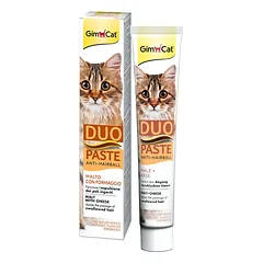 GimCat Duo Malt & Cheese pasta katėms, skatina plaukų kamuoliukų pasišalinimą, 50 g