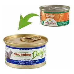 Almo Nature Daily Cat lengvas paštetas su tunu, drėgnas maistas katėms 85 g — 2 nuotrauka