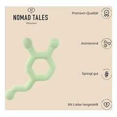 Nomad Tales Bloom žaislas šunims Molekulė, L 25,5 x H 16 x B 3,5 cm — 3 nuotrauka