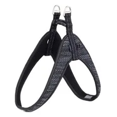 ROGZ juodos minkštos atspindinčios petnešos 63cm L SJQ63