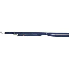Trixie Premium pritaikomas pavadys, dvisluoksnis, L-XL 2m/25mm, indigo