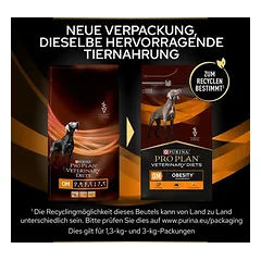 PURINA PRO PLAN Veterinary Diets OM Obesity Management sausas maistas šunims, 3 - 4,9 kg — 4 nuotrauka