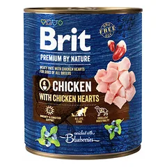 Brit Premium by Nature wet Chicken with Hearts 800 g