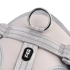 TIAKI Neoprene petnešos, pilkos, Tinkamas pavadėlis: 200 cm ilgio, 20 mm pločio — 5 nuotrauka
