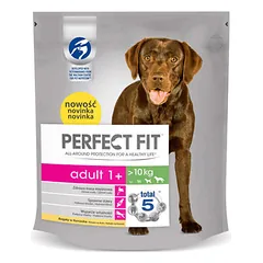 PERFECT FIT Adult 1+ sausas visavertis ėdalas suaugusiems didelių veislių šunims su daug vištienos 825 g