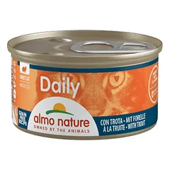 Almo Nature Daily Cat Trout paštetas suaugusioms katėms, 85 g