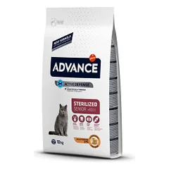 Advance Sterilized Senior sausas maistas sterilizuotoms, vyresnio amžiaus katėms, 10 kg
