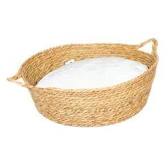 Duvo+ Katzenbett & Kissen Laguna Seegras beige/weiß