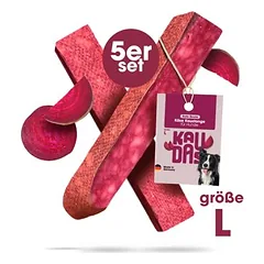KAUDAS Käse-Kaustange Rote Beete – natürlich & zahnreinigend