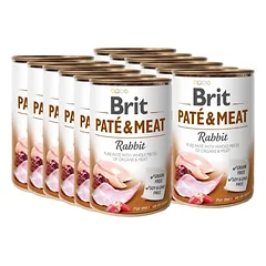 BRIT PATE & MEAT RABBIT 12x400g