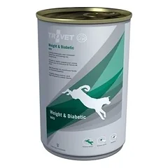 Trovet Dog Weight & Diabetic WRD 400 g - konservai šunims