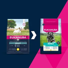 Eukanuba Life Care Adult sausas maistas mažų veislių šunims su vištiena, S, 7,5 kg — 3 nuotrauka