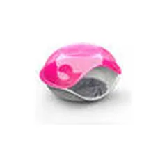 Georplast Duck Plain permatomas guolis katėms ir mažiems šunims su pagalvėle 57 x 48 x 32 cm — 4 nuotrauka
