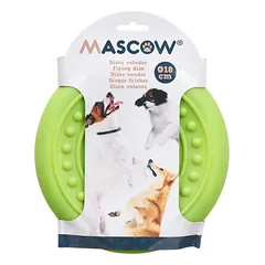 Skraidanti lėkštė šunims D18 cm (mix) silikonas Mascow — 3 nuotrauka