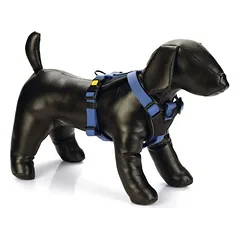 Beeztees Hunde Y-Geschirr Parinca Premium Nylon blau