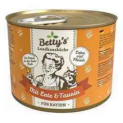 Betty´s Landhausküche konservai katėms 6 x 200 g, drėgnas maistas katėms — 3 nuotrauka