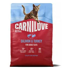 Carnilove Cat Active Adult su lašiša ir kalakutiena, sausas maistas katėms 2 kg — 3 nuotrauka