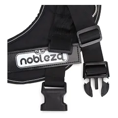 Nobleza juodos petnešos šuniui, L, 68–88 cm — 4 nuotrauka