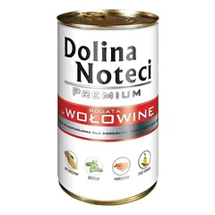 Dolina Noteci Premium su jautiena 24x400 g