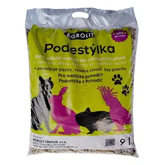 Granuliuotas pjuveninis kraikas gyvūnams Agrolit, 9 l