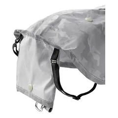 HUNTER lietpaltis šunims Huka to go, sidabrinis/atspindintis, apie 35 cm Nugaros ilgis — 4 nuotrauka