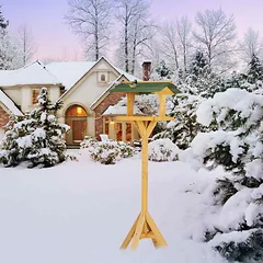 Paukščių namelis 117x34x36cm., šviesiai rudos/tamsiai žalios spalvos — 2 nuotrauka