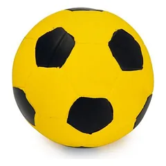 Beeztees žaislas šunims futbolo kamuolys, juodas/geltonas