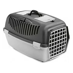 StefanPlast Gulliver 2 transportavimo dėžė su plastikinėmis durelėmis, pilka, 55x36x35 cm
