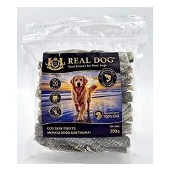 RDF-2004 REAL DOG SNACKS Menkių odos suktinukai 200g, 1 vnt. — 2 nuotrauka
