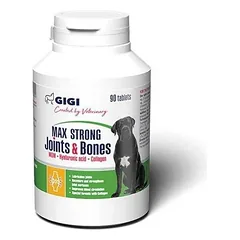 GIGI Max Strong Joints & Bones papildai šunims N90, 1 vnt. parduotuvėje e-zoo.lt